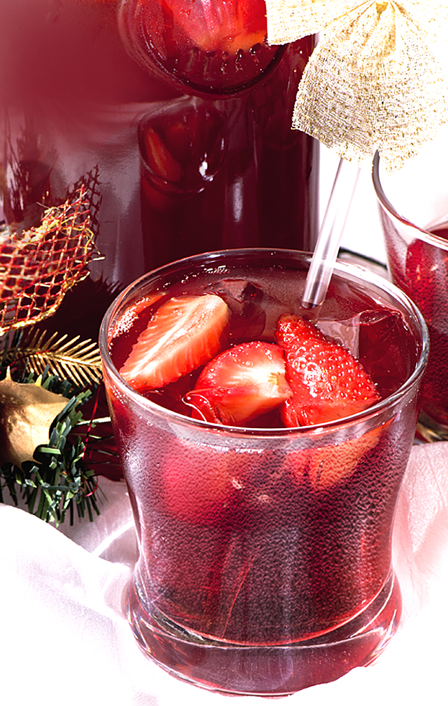 Cranberry Strawberry Cooler